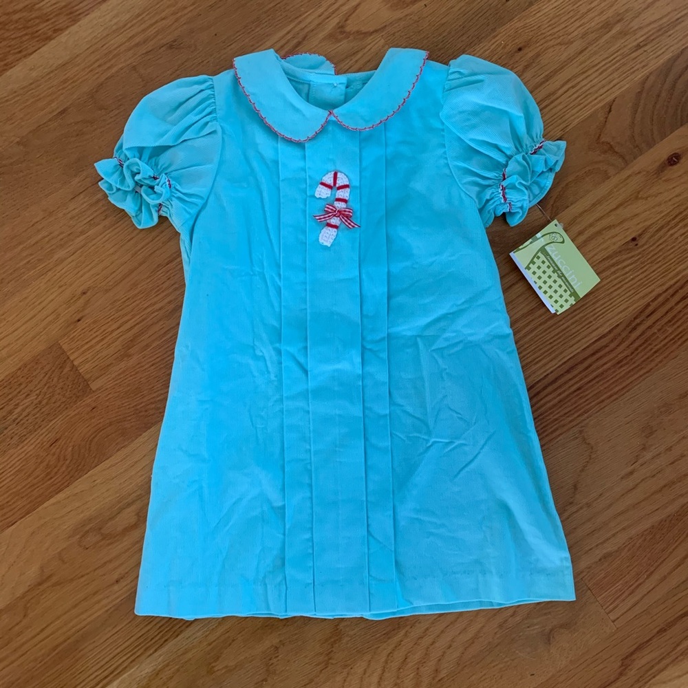 Corduroy Christmas dress - 2T